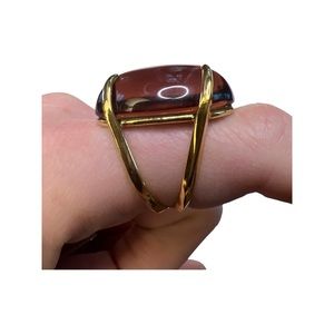 Purple Cabochon ring